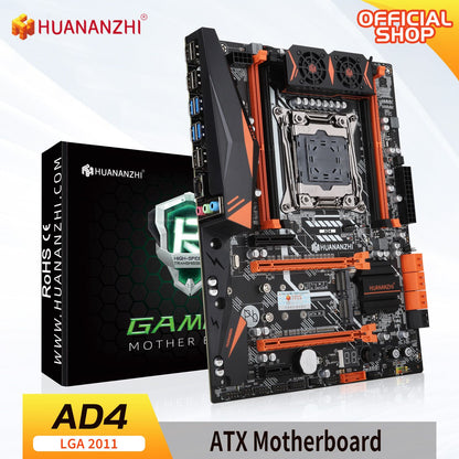Placa-mãe HUANANZHI X99 AD4 LGA 2011-3 XEON X99 suporta Intel E5 2640 2666 2670 2678 2696 V3 V4 DDR4 RECC NON-ECC NVME SATA