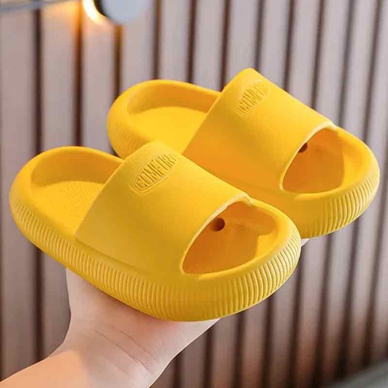 Children's Slippers for Summer Boys and Girls Indoor Bathroom Soft-Soled Thickened Anti-Slip Baby Slippers and Cool Sandals