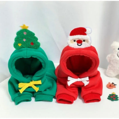 Roupa de Natal para Cães Pequenos e Médios, Roupa de Cachorro, Casaco de Gatinho, Fantasia de Chihuahua, Roupas de Ano Novo para Pets