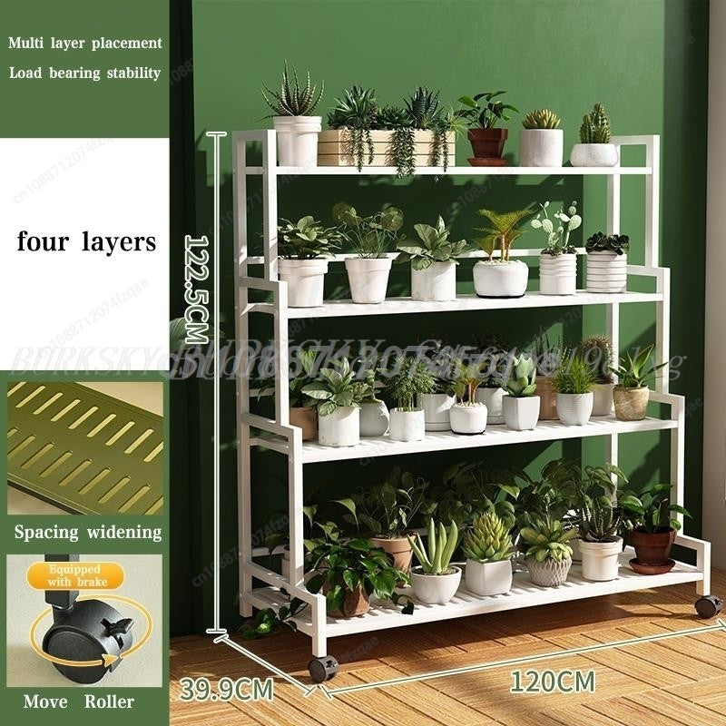 Plant Stand Flower Rack 3 Or 4 Tier Flower Pot Shelf Storage Organizer Display Rack For Indoor Garden Balcony Floor Stand