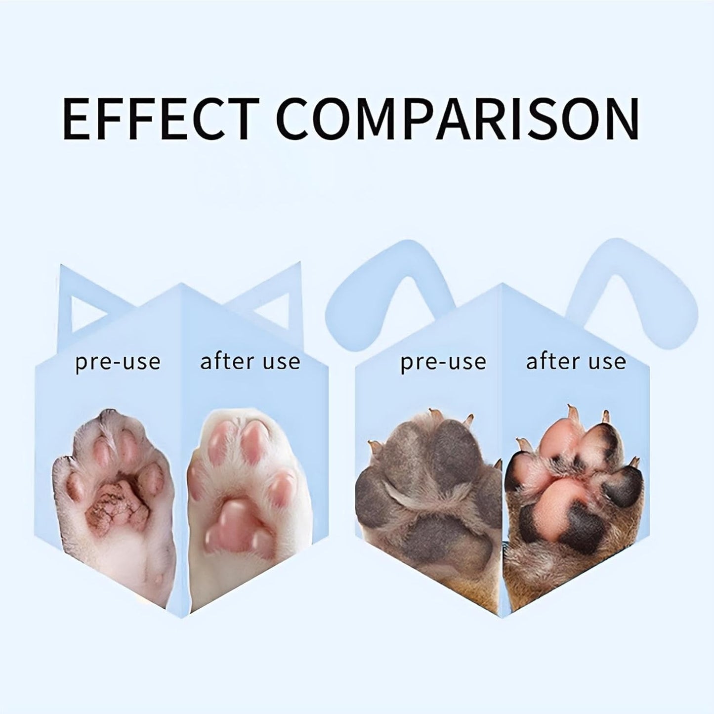 Creme Hidratante para Patas de Animais de Estimação 50g Bálsamo Protetor para Patas de Gatos e Cães Protetor Nasal Vegetal Natural Cuidados de Outono e Inverno Hidratante para Patas de Animais de Estimação