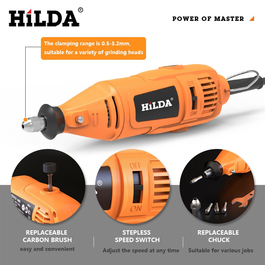 Mini Retificadeira Elétrica Furadeira Caneta de Gravação Mini Furadeira Ferramenta Rotativa Elétrica Acessórios para Máquina de Moer
