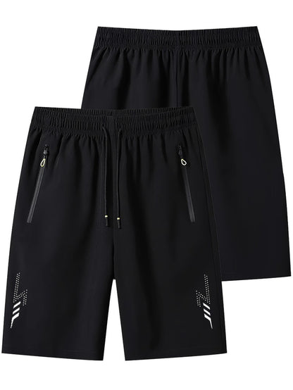 Gym Shorts Men Summer Quick Dry Training Shorts Fitness Drawstring Lightweight Athletic Sweatpants Workout Bottoms Running Wear