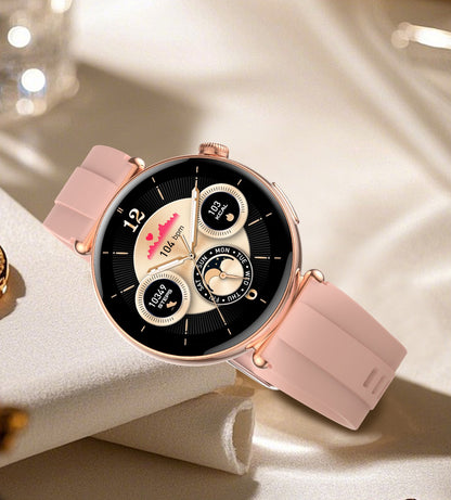 NEW Women Smartwatch 1.32inch AMOLED Screen ECG Sport Watch Blood Pressure Micro physical examination AI dial Health Smart Watch