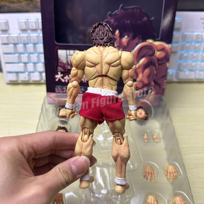 ST Baki Hanma Filho de Ogro Boneco de Ação Hanma Yuujiro Estatueta Ko Luta PVC Coleção Anime Yujiro Figuras Modelo Brinquedos Presentes