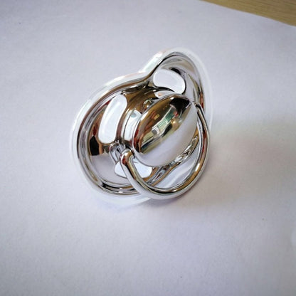 MIYOCAR BPA free CPSIA/CPSC PASS gold sliver pacifier with box set ideal gift for baby unique in the world bling pacifier