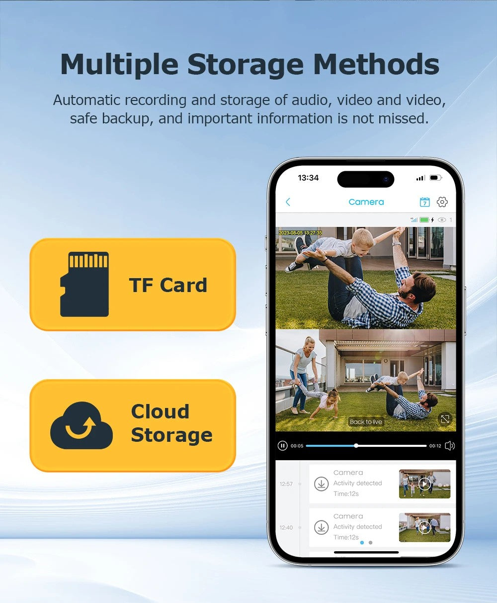 50XZOOM Solar Camera 4G SIM/WiFi Dual Lens Outdoor Security Camera with Night Vision,Waterproof Wireless Surveillance for Garden