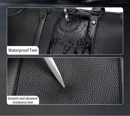 Men‘s Luxe Business Travel Bag Large Capacity with 15.6' Laptop Waterproof PU Material Lightweight for Trip Gym Bolsos de Viajes