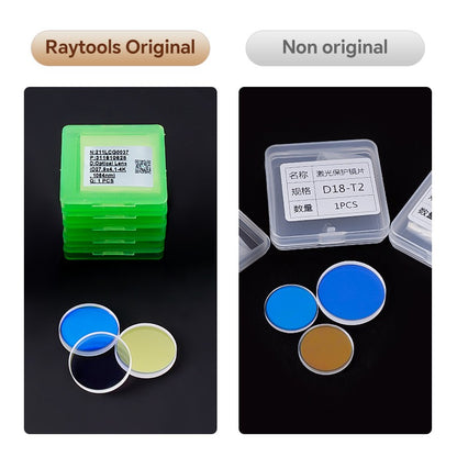 Original Raytools Lens 27.9x4.1 4kw 37x7 Laser Protective Windows 24.9x1.5 30x5  Fiber Laser Lense Raytools 211LCG0037 LCG0078E