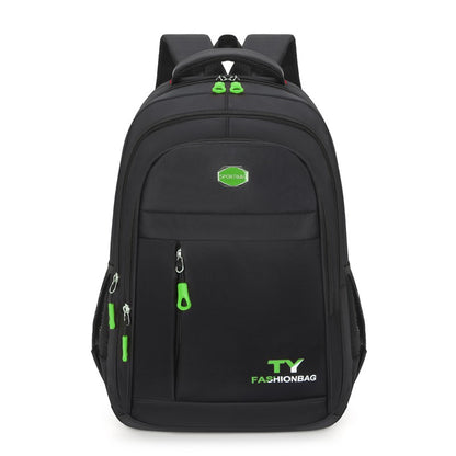 Mochilas Minimalistas de Grande Capacidade Masculinas Impermeáveis Oxford Mochila Escolar para Deslocamento Casual de Negócios Múltiplos Bolsos Bolsa de Viagem
