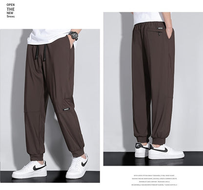 Men Summer Sweatpants Plus Size 8XL 9XL 10XL High Elastic Gym Joggers Large Size Quick Drying Running Fitness Pants Men Clothing