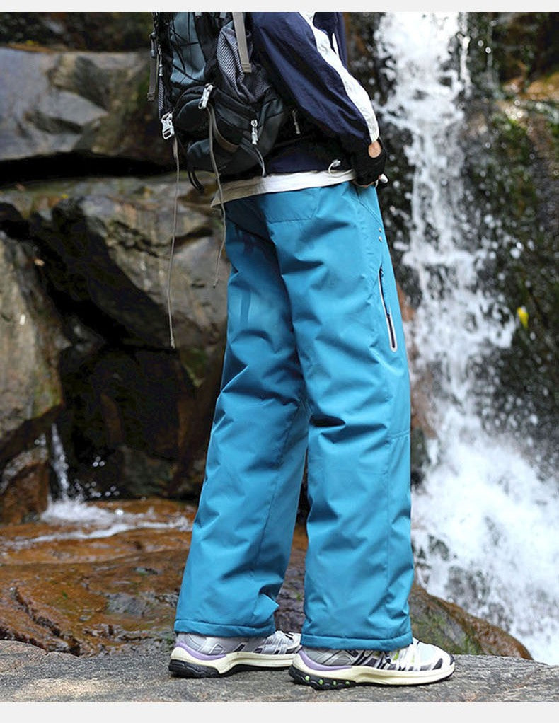 Calças de Caminhada Masculinas Inverno Quente Impermeáveis Corta-vento Refletivas para Escalada Acolchoadas Grossas para Camping Esqui Trekking Esportivas