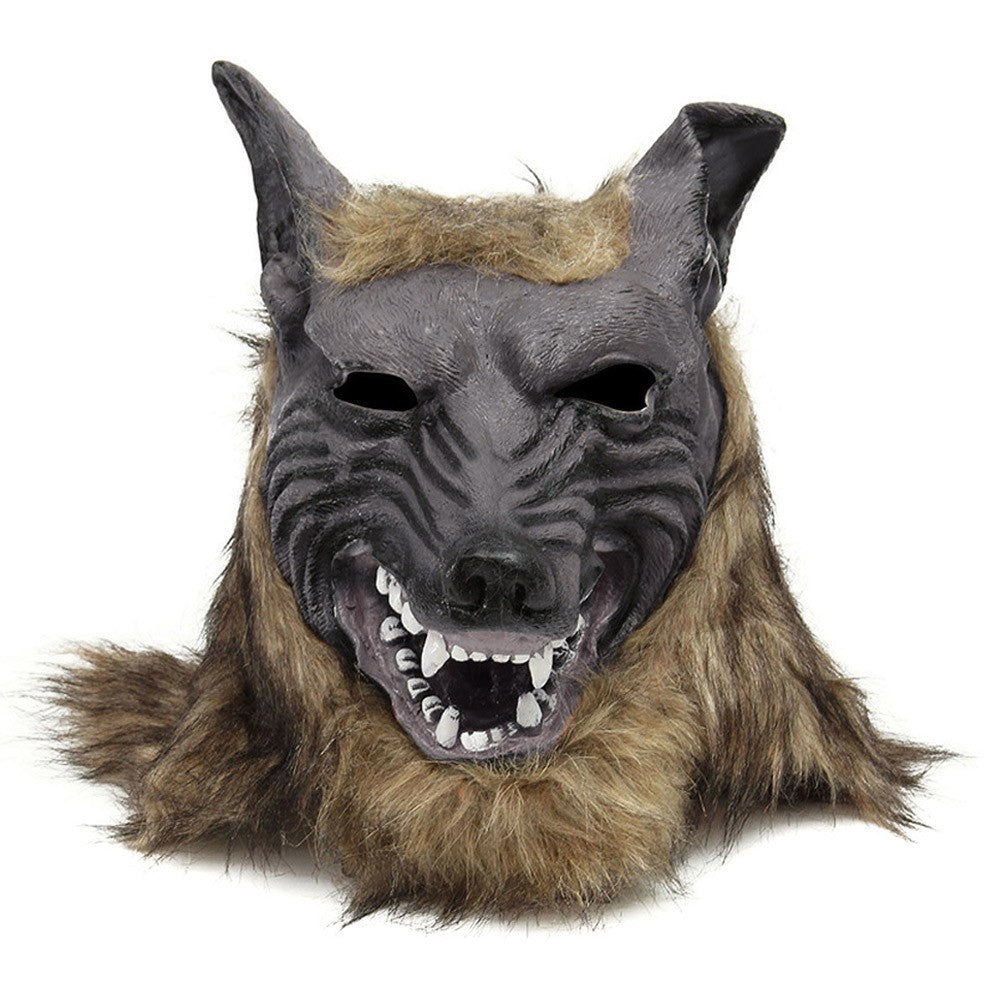 Halloween Theme Wolf Gloves and Mask Halloween Wolf Cosplay Costume Props for Holiday Birthday Gift