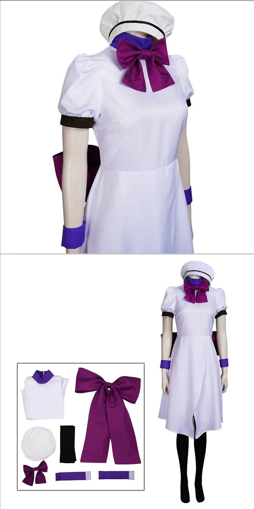 Anime Higurashi When The Crying Cosplay Costume Ryugu Rena Daily Sailor Clothes Halloween Carnival Party Suit