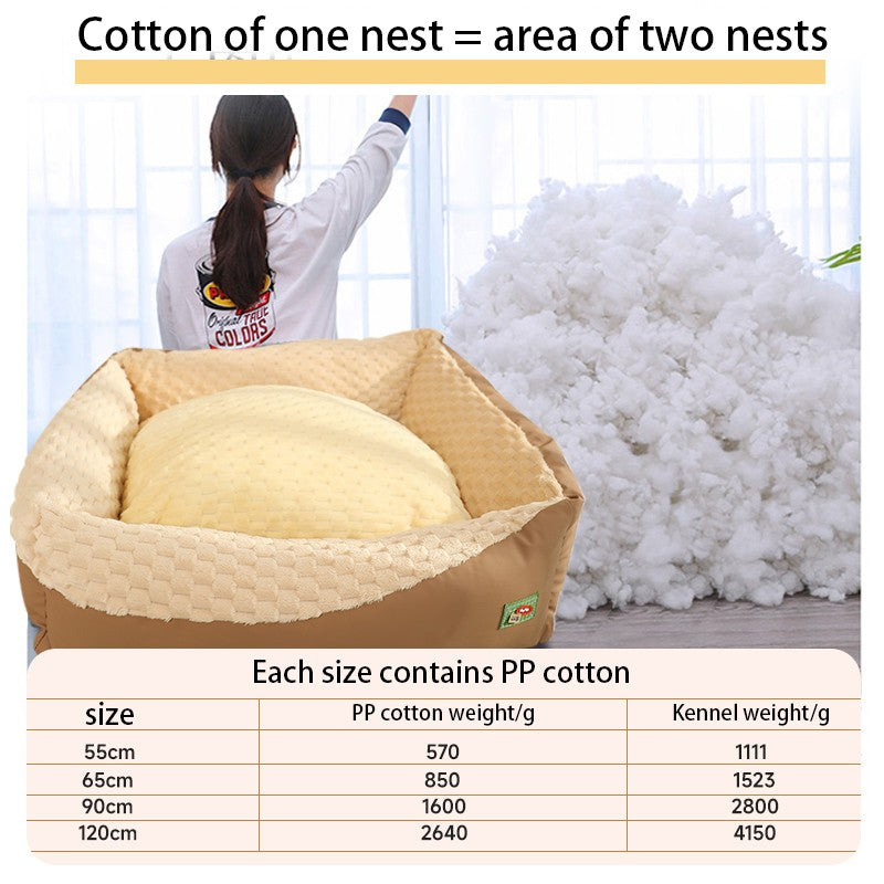 HOOPET Inverno Cama para Cachorro Sono Profundo Quente Pet Colchão para Cães Gatos Canil Produtos para Pet