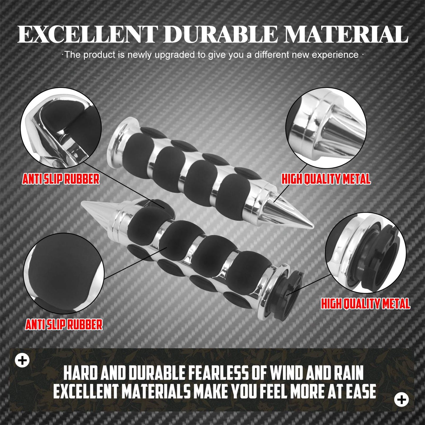 1" Motorcycle Hand Grips 25mm Handlebar Handle Bar For Harley Touring FLHR Softail Fat Boy Sportster XL 883 1200 Dyna For Honda