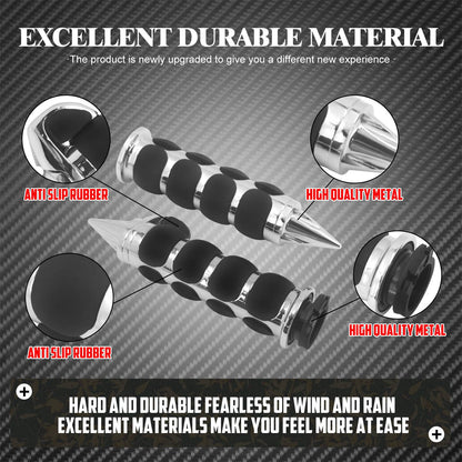 1" Motorcycle Hand Grips 25mm Handlebar Handle Bar For Harley Touring FLHR Softail Fat Boy Sportster XL 883 1200 Dyna For Honda
