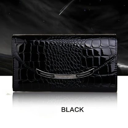 Patent leather women's clutch bag Large capacity clutch bag chain clutch bag Single shoulder straddle bag
