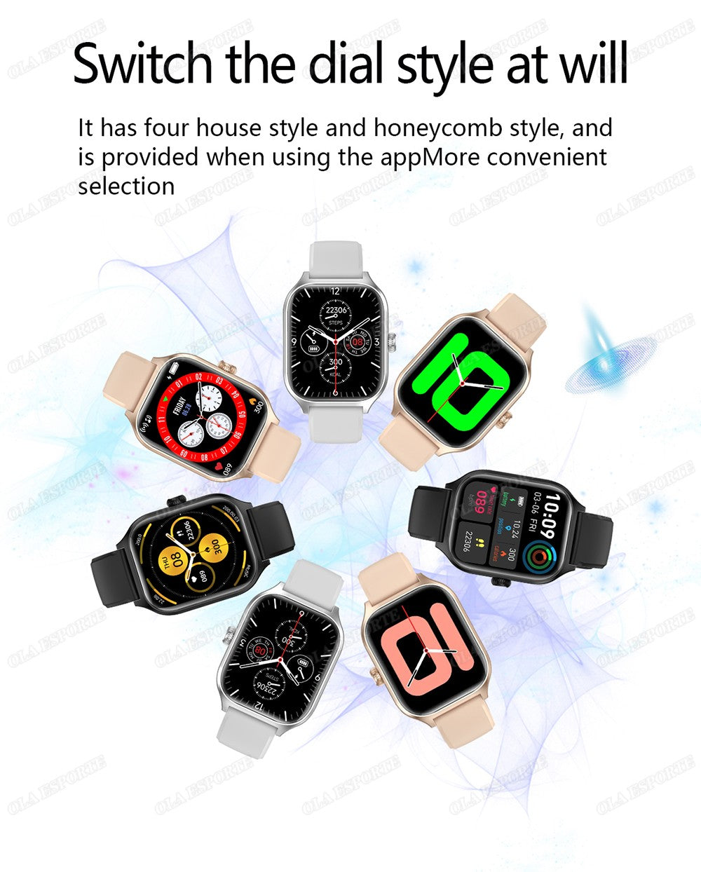 Smart Watch For Android IOS Watches 2.01inch HD Display Bluetooth Call Message Alert Music Sports Mode Smartwatch Men Women Gift
