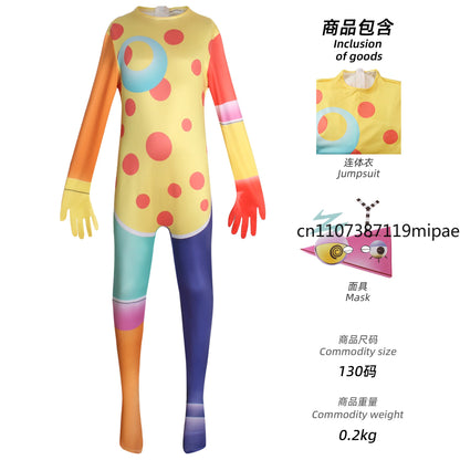 Adult Pomni Cosplay Cartoon Costume Women Amazing Digital Freak Circus Cosplay Ragatha Jax Caine Gangle Zooble Kinger Costumes