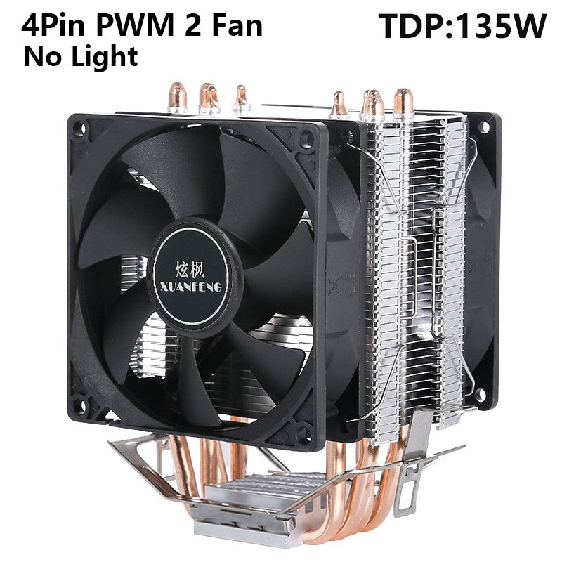CPU Efficient Cooler Fan 90mm 4pin/PWM PC Tower Type Radiator 2/4/6 Heat Pipe install LGA2011 x79 x99 115x 1200 1700 AMD am3 AM4