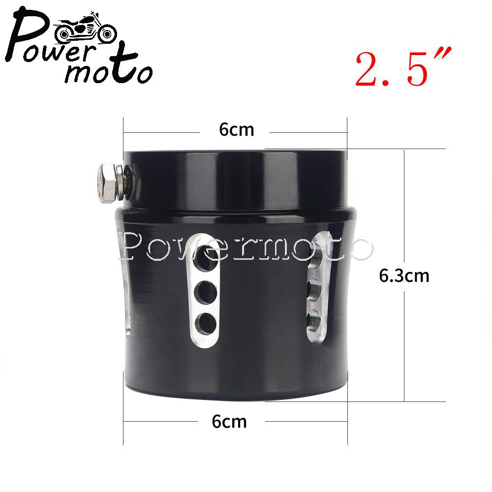 Custom 1-3/4" Exhaust Tip Cafe Racer Tail Pipe Cap for Harley Touring Sportster XL Chopper Bobber Scrambler XS650 CB500