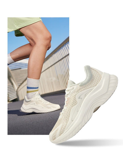 361 Degrees SoftFlow 1.0 Women's Running Shoes Mesh Rebound Flexible Versatile Cushion Casual Jogger Female Sneakers 682522230F