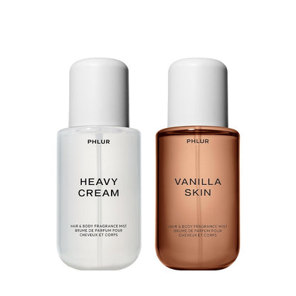 240ML PHLUR Heavy Cream PHLUR Vanilla Skin Perfume Corporal com Feromônio Colônia para Homem Presente de Aniversário Spray para Cabelo e Corpo Maquiagem