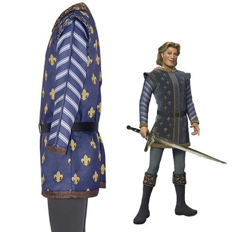 Monster Shrek Cosplay Costume Prince Charming Uniforms Costume Carnival Party Animation Coser Costume