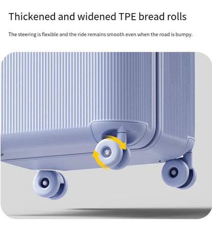 Plastic Frame Thickened Handle Luggage Large Capacity 24-inch Travel Bag 20-inch Checked Luggage Explosion-proof Password Suitca