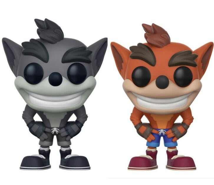 Crash Bandicoot Coleção de Bonecos de Vinil Brinquedos de Modelo de Bonecos de Vinil