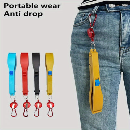 Color Random Multifunctional Fishing Fish Clip Hand Controller Tackle Tool Body Grip Clamp Gripper Grabber with Lock Switch