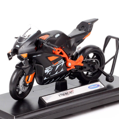Modelo de motocicleta Maisto KTM 450 SX SXF EXC Racing RC 8C RC390 690 SMC R 640 Duke II Rally de escala 1/18 Diecast Veículos de Moto de Trilha
