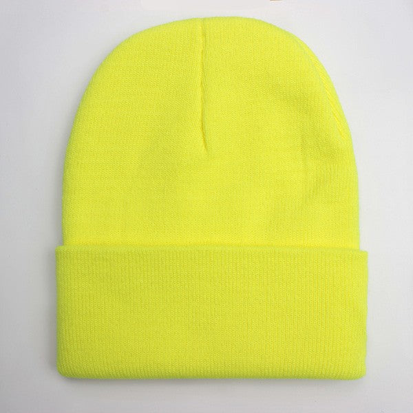 Touca Sólida Unissex Outono Inverno, Mistura de Lã, Macia e Quente, Boné de Tricô Masculino Feminino, Gorro, Toucas de Esqui, 24 Cores