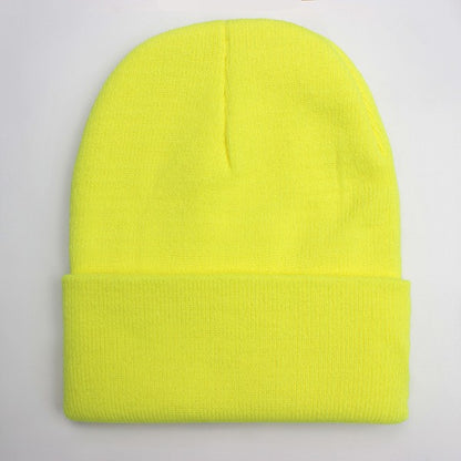 Touca Sólida Unissex Outono Inverno, Mistura de Lã, Macia e Quente, Boné de Tricô Masculino Feminino, Gorro, Toucas de Esqui, 24 Cores