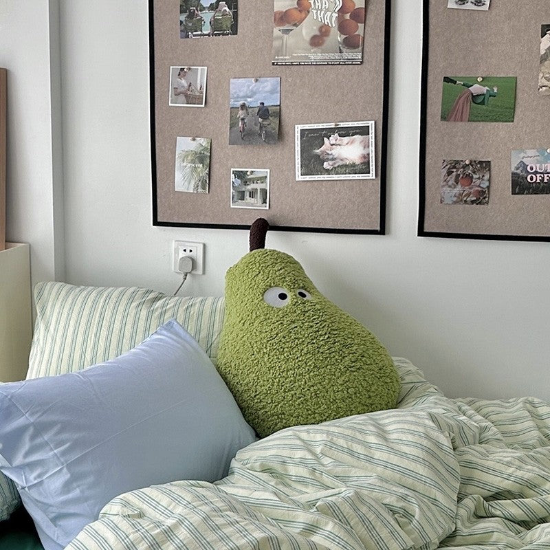 Big Duck Pear Pillow, Sofa Cushion, Girl Bedroom, Bed, Cute Plush Doll, Christmas Birthday Gift