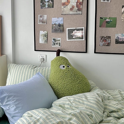 Big Duck Pear Pillow, Sofa Cushion, Girl Bedroom, Bed, Cute Plush Doll, Christmas Birthday Gift