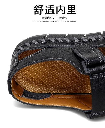 Handmade men's shoes handmade leather men shoes casual loafers slip onzipper split leather shoes men flats hot sale moccasins