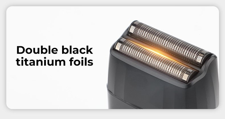 VGR Face Shaver 9000 RPM Foil Shaver LED Electric Shaver Professional Beard Trimmer Reciprocating Shaving Machine for Men V-308