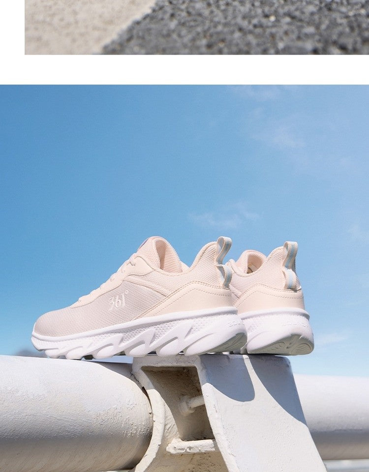 361 Degrees Women's Sneakers Retro Platform Sole Breathable Mesh All-Day Comfort Lightweight  Fitness Female Sneakers 682522230