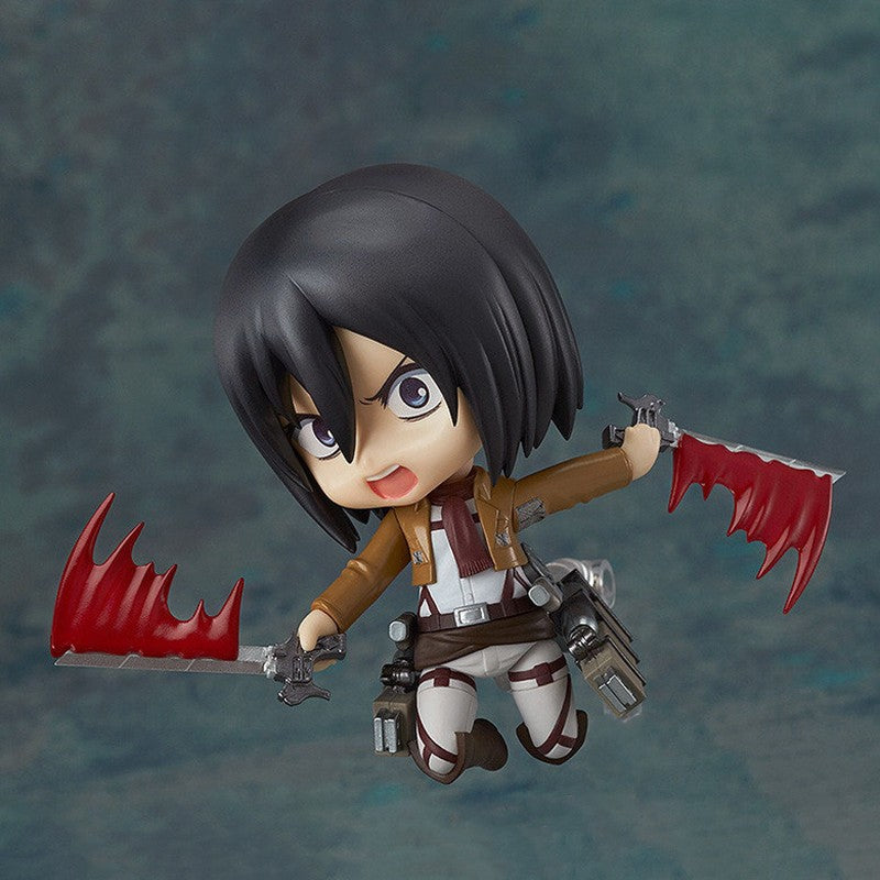 Attack on Titan Levi Mikasa Ackerman Eren Yeager PVC Boneco de Ação 10cm Anime Figura Modelo Brinquedos Coleção Boneca Infantil Presente