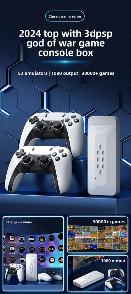 New M22 Wireless Retro Style Dual Player Game Console TV Connection High Definition Simulation Game Controller Home Use