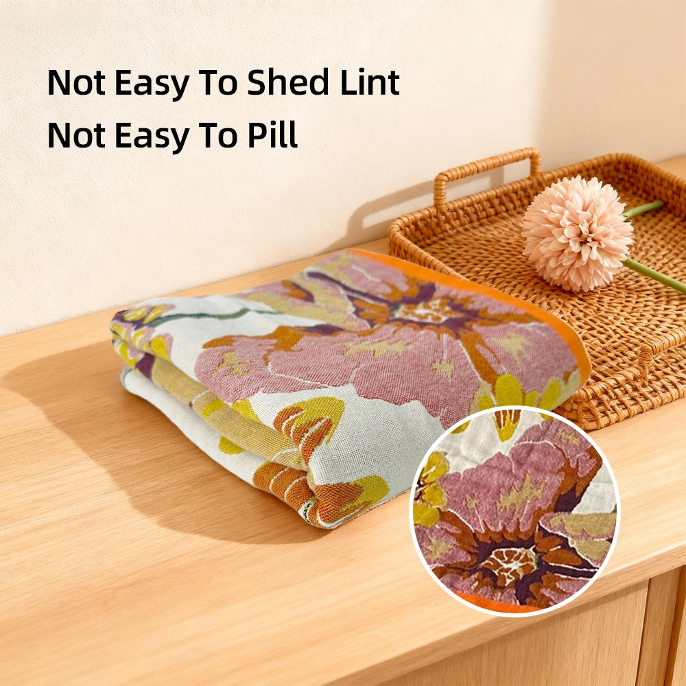 Bathroom Towel - Large Gauze Towels (75×150CM), Soft Absorbent & Lightweight, Perfect for Shower, Hotel, Sauna, Fitness