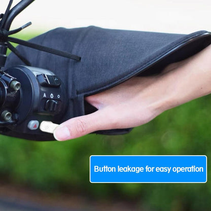 1 Par de Luvas de Guiador para Motocicletas Impermeáveis, à Prova de Vento e com Proteção Solar para a Maioria das Motos, Scooters, ATVs, Motores de Neve