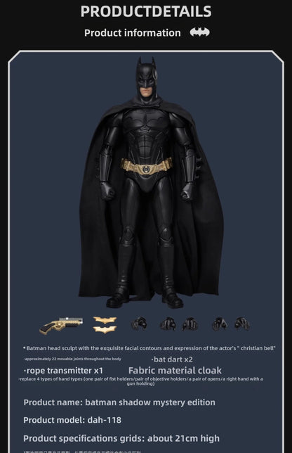 Dc Figures Beast Kingdom Bell Keaton Pattinson Clooney Batman Action Figurebatman Figure Dc Action Figures Model Gift Original