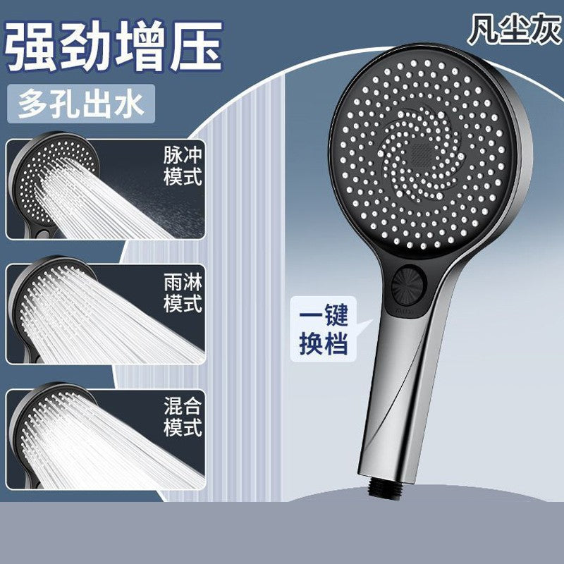 135mm Large Flow High Pressure Shower Head 3 Modes Adjustable Spray Nozzles Water Saving Showerhead Faucet Bathroom Accessories