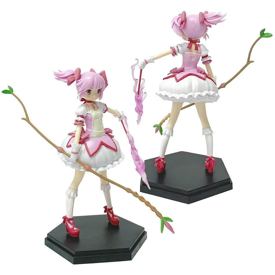 Puella Magi Madoka Magica Kaname Madoka Modelos de Personagens de Anime Estatuetas Enfeites de Mesa Requintada Coleção de Brinquedos Presentes Otaku