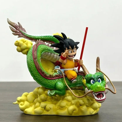 15cm Anime Dragon Ball Figure Goku and Dragon Figure PVC Action Figures Collection Model Toys Gifts