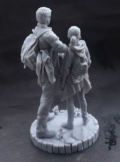1/18 100mm 1/24 75mm Kits de Modelo em Resina The Last of Us Escultura Sem Pintura Sem Cor RW-1077