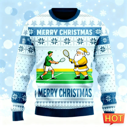 2026 New Funny Santa Claus Graphic Sweatshirts Fashion Holiday Wear 3D Printed Ugly Christmas Sweater Loose Streetwear Pullovers